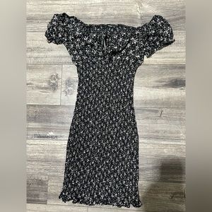 Papaya Black Floral Dress